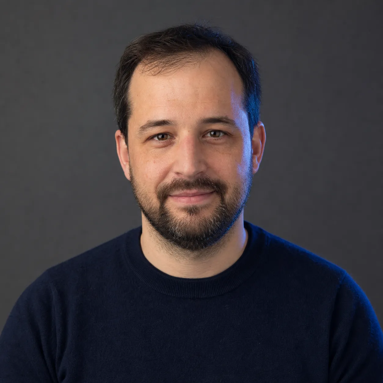 Portrait of Daniel Kovacs, web developer at BUILT72