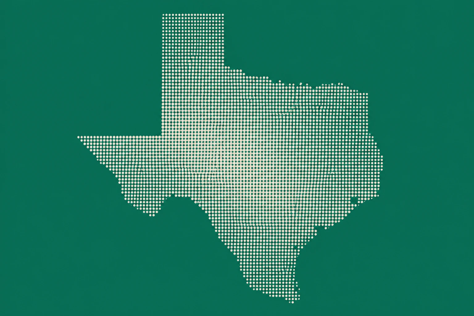 Dotted map of Texas showing CleanWizz service areas